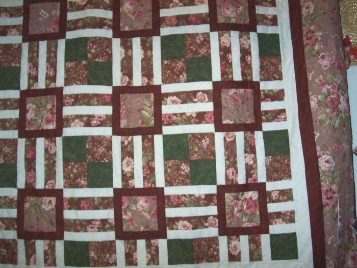 Christmas Ribbons quilt #6-1051
