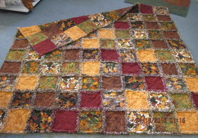 Flannel Rag Quilt #6-1285