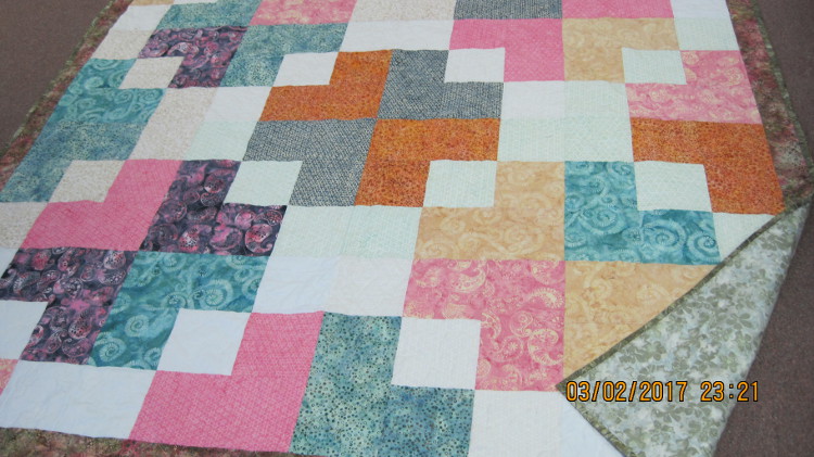 Square Piece quilt #6-1317