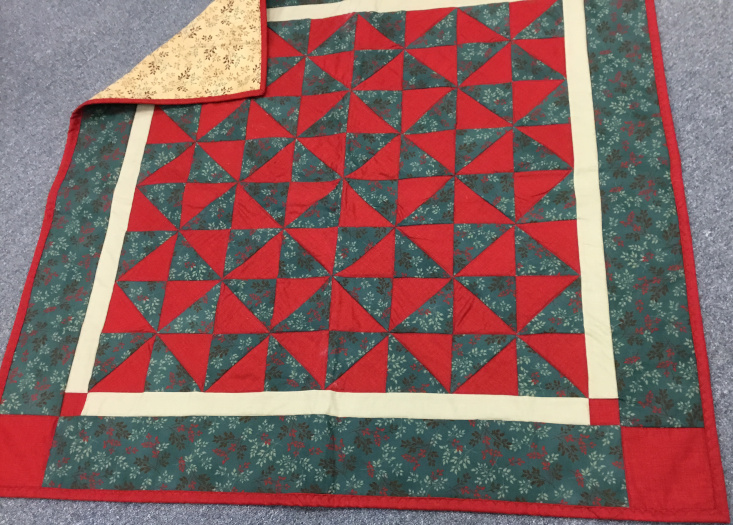Pinwheel quilt #6-1342