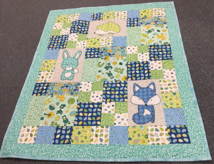 Kids' flannel quilt #06-1565
