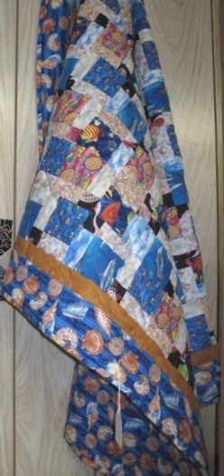 #Fish Disappearing Nine Patch quilt