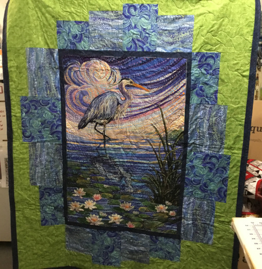 Crane quilt