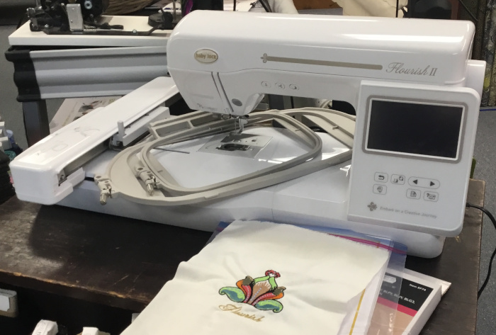 Baby Lock Flourish II embroidery machine