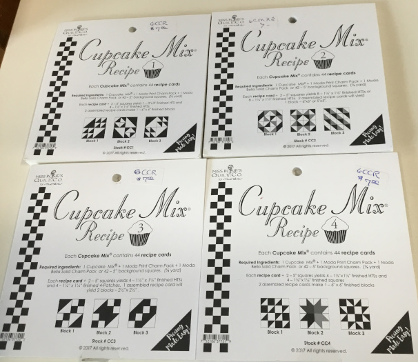 Cupcake Mix recipes for using 5 inch squares