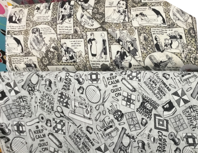 In The Beginning fabric at Diana's