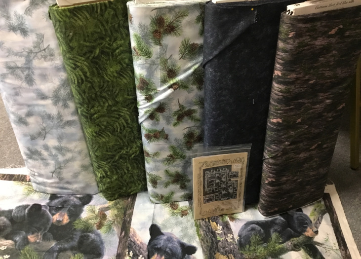 Northcott Day Dreams, Slumber Bears pattern, fabrics